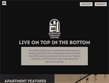 Tablet Screenshot of americantobaccocenter.com